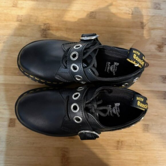 Audrick Hardware Leather Platform Oxford Shoes in Black - RARE - Picture 13 of 16